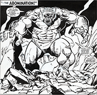 Incredible Hulk Annual #15 Splash Art by Sal Buscema