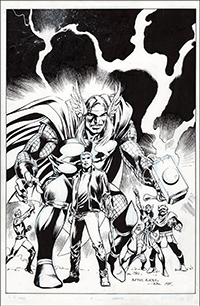 Mighty Thor #7 Cover Art by Alan Davis